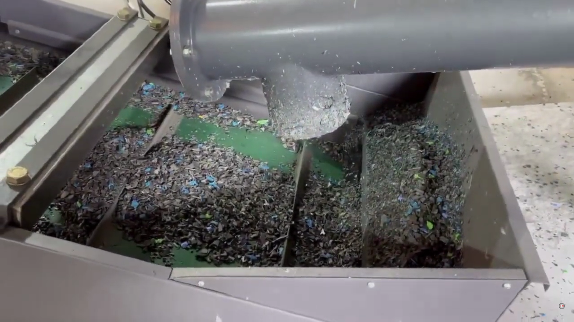 105CC DFC Single Stage Pre Washed PP Basket Chips Recycling Machine